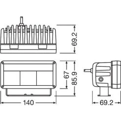 Osram 6" Lightbar Arbeitsscheinwerfer Mit Positionslicht Wide 12V Ohne ECE -OSRAM Shop 13457230 5