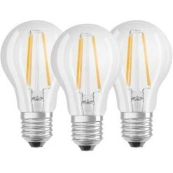 Osram BASE FILAMENT LED Tropfenlampe Mit 4 Watt, E14, Warmweiß, Klar - 3 Stück
