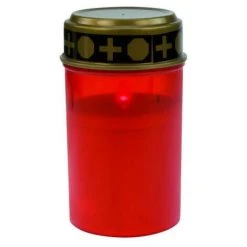 OSRAM Heitronic LED Grablicht Flackernd Batteriebetrieben Mit Schalter 12cm Hoch