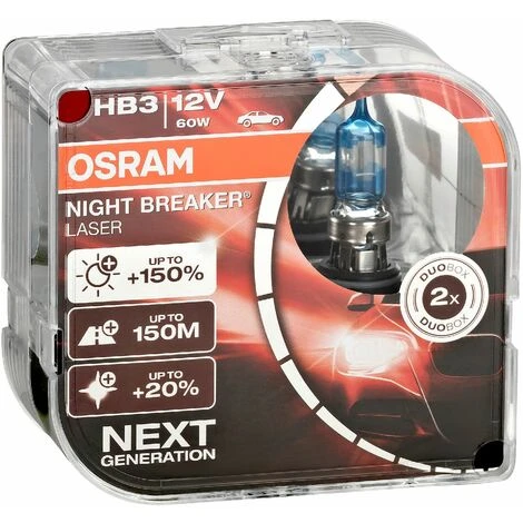 2er Set OSRAM Nightbreaker Laser HB3 9005NL +150% 12V 60W 4 2er Set OSRAM Nightbreaker Laser HB3 9005NL +150% 12V 60W – Bild 4