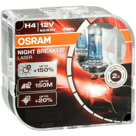 Duo Set OSRAM H4 Night Breaker Laser +150% 64193NL 12V 60/55W 3 Duo Set OSRAM H4 Night Breaker Laser +150% 64193NL 12V 60/55W – Bild 3
