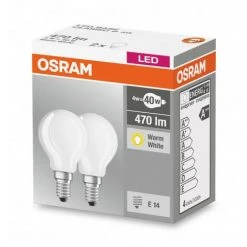 OSRAM OSR 075803978 - LED-Lampe E14 BASE, 4 W, 470 Lm, 2700 K, Filament (4058075803978)