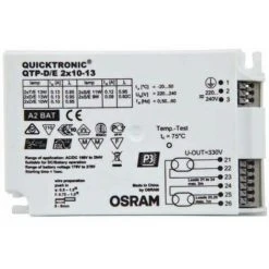 Osram - Elektronisches Vorschaltgerät - EVG - QTP-D/E 2X10-13/220-240 U Electronic Ballast