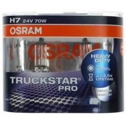 OSRAM 2 Stück H7 Truckstar Pro 64215TSP-HCB 70 Watt PX26d