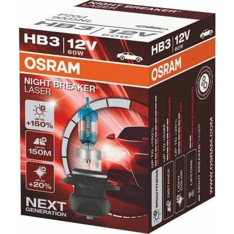 Osram HB3 Night Breaker Laser 9005NL 1 Osram HB3 Night Breaker Laser 9005NL
