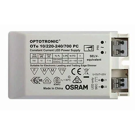 LED Treiber OTE 10 18-38 Volt - Osram 1 LED Treiber OTE 10 18-38 Volt - Osram