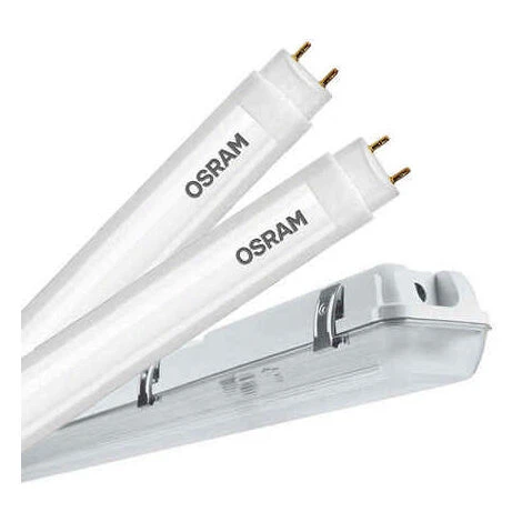 Ledvance Feuchtraumwannenleuchte DAMP PROOF 1500mm Ohne VG Für 2x LED Tube 230 Volt Inkl. Osram LED Substitube Value ST8V-EM Gen7 1500mm 19,1 Watt 2000 Lumen 840 Neutralweiß G13 230V KVG 1 Ledvance Feuchtraumwannenleuchte DAMP PROOF 1500mm Ohne VG Für 2x LED Tube 230 Volt Inkl. Osram LED Substitube Value ST8V-EM Gen7 1500mm 19,1 Watt 2000 Lumen 840 Neutralweiß G13 230V KVG