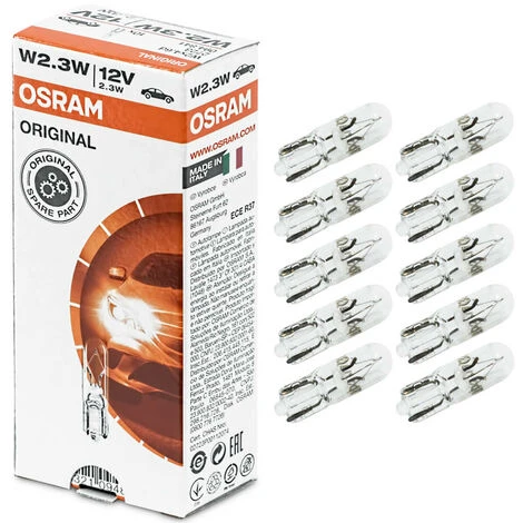 Osram Original Line 2723 W2,3W 12V Autolampe (10 St.) 1 Osram Original Line 2723 W2,3W 12V Autolampe (10 St.)
