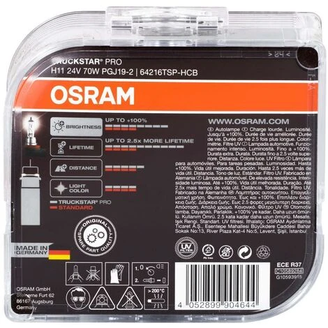 Osram Truckstar Pro H11 64216TSP-HCB 24V Duobox LKW 3 Osram Truckstar Pro H11 64216TSP-HCB 24V Duobox LKW – Bild 3