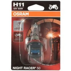 Osram H11 Night Racer 64211NR5-01B +50% Mehr Licht (1 Lampe)