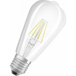 Osram LED Leuchtmittel Star 60 E27 6,5W, Warmweiß, Klar Klar-warmweiß 07737011705222 Leuchtmittel 4058075434400 Led