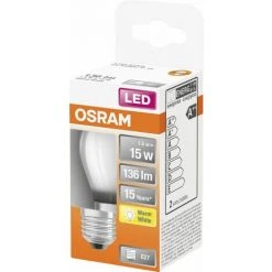 Osram LED Leuchtmittel Star Classic P E27 1,5W, Warmweiß, Weiß Matt 4058075434127 Leuchtmittel 07737011705181 -OSRAM Shop 45067127 3