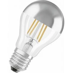 Osram LED Spiegelkopflampe Mirror Classic A 27 6,5W, Warmweiß, Klar Classic Leuchtmittel Led Mirror Classic