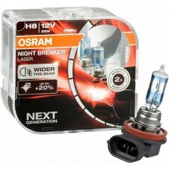 2er Set H8 OSRAM Night Breaker Laser Next Generation 64212NL 12V 35W