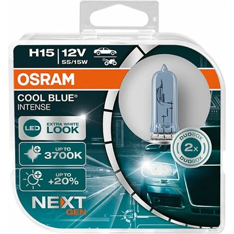 2x Osram H15 Cool Blue Intense NEXT GEN 64176CBN 12V 15/55W 4 2x Osram H15 Cool Blue Intense NEXT GEN 64176CBN 12V 15/55W – Bild 4