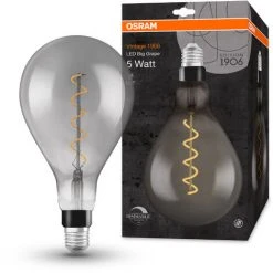 OSRAM LED Vintage Edition 1906, Sockel: E27, Dimmbar, Warmweiß, Rauchglas Optik -OSRAM Shop 54883200 4