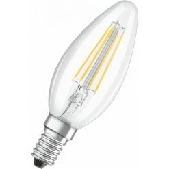 OSRAM Filament LED Lampe Mit E14 Sockel, Kerzenform, Warmweiss (2700K), 6W, Ersatz Für 60W-Glühbirne, LED Retrofit CLASSIC B