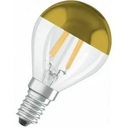 Osram LED Kopfspiegellampe Gold Filament Tropfenform 4 Watt E14 827 Warmweiß Extra