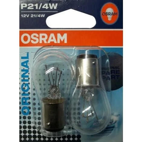 Osram 2 Stück P21/4W 21/4 W 12 Volt BAZ15d 7225-02B 1 Osram 2 Stück P21/4W 21/4 W 12 Volt BAZ15d 7225-02B