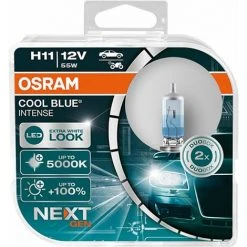 OSRAM Cool Blue Intense NEXT GEN H11 PGJ19-2 64211CBI 12V 55W Duo Set
